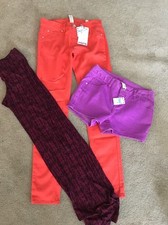 New Girls Justice pants, shorts,  Lot Of Clothing Size 14