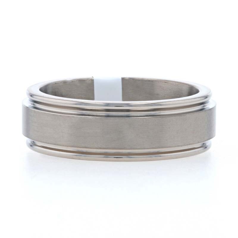 NEW Men's Wedding Band Titanium Mon Cheri Ring Size 12 Comfort Fit Matte Detail