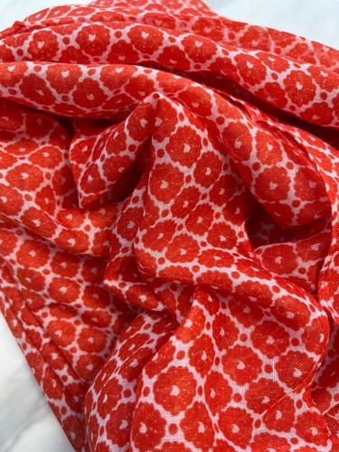 Hübscher Mini Schal mit Blumenmuster klassisch super weich Premium Hijab Tuch Halstuch - Bild 4 von 7