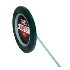 1/4" x 72 yds 2Mil Green Polyester Powder Coating High Temperature Masking Tape