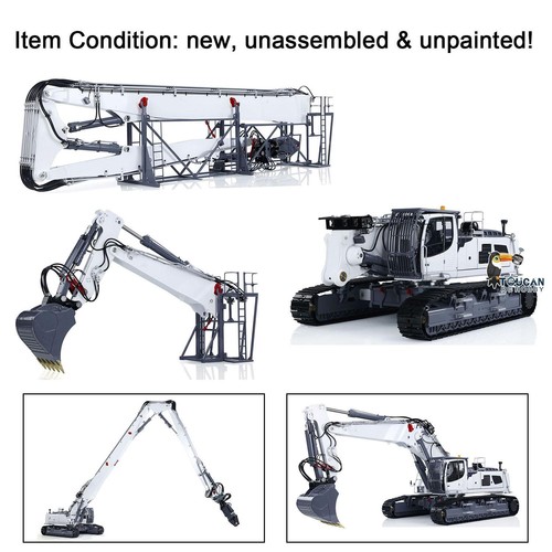 Demolition Arm Model LESU LR960 1/14 Full Hydraulic RC Demolition Excavator Kit Digging Arm ...