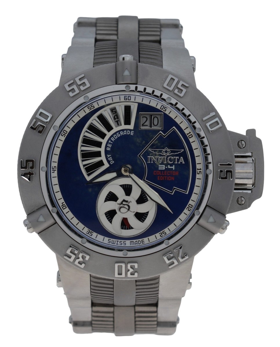 Men's 50mm Invicta Subaqua Noma III Blue Lapis Collector Edition
