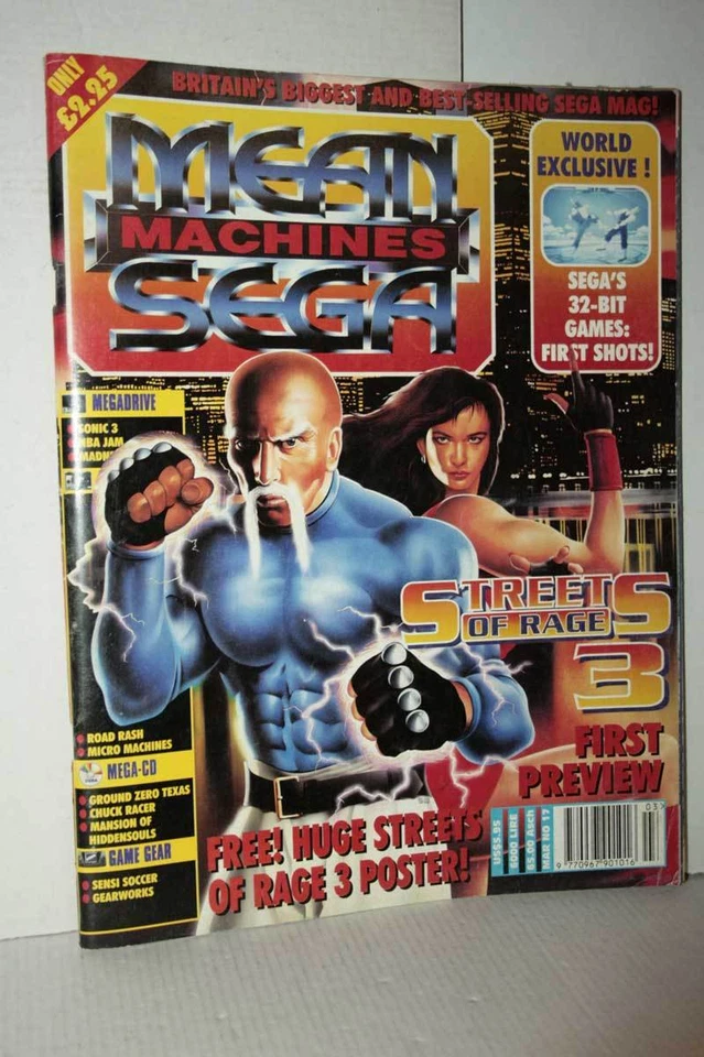 RIVISTA MEAN MACHINES SEGA NUMERO 17 MARZO 1993 USATA EDIZIONE INGLESE VBC 51450 - Immagine 2 di 2