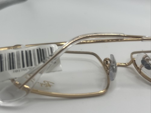 Rayban 1969V Rectangle Gold 3086 51/19 140 Womens Eyeglass Frames LL5 - Picture 15 of 17