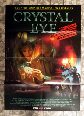 CRYSTAL EYE * VIDEO-POSTER A1 - German 1-Sheet ´91 JAMESON PARKER, CYTHIA RHODES