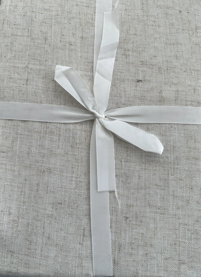 Laura Ashley  Beige Tablecloth Linen Polyester  60"X 84", 60X60, 52X70  NWT - Image 3 of 3