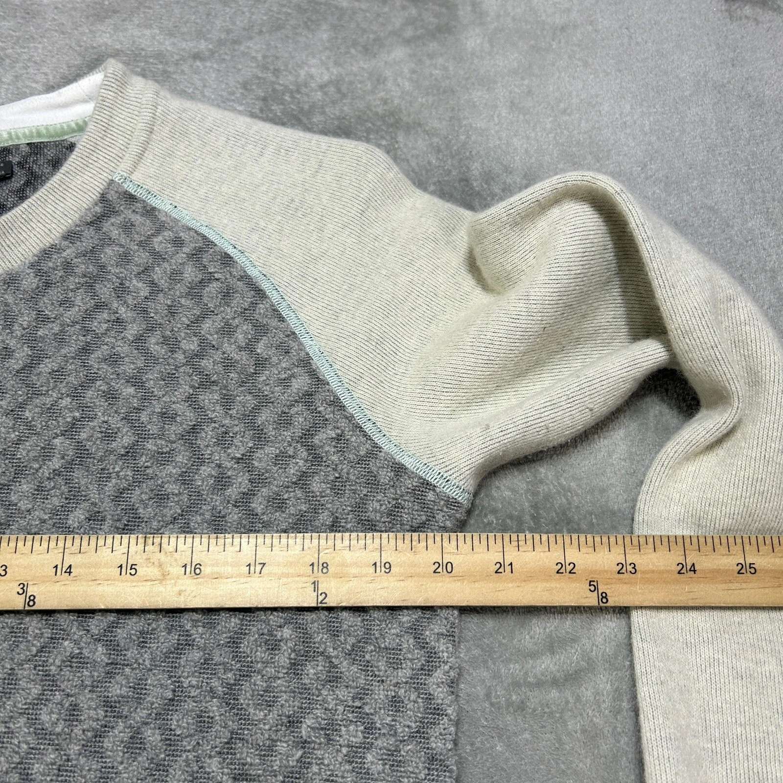 prana aya gravel knit sustainable wool blend pullover sweater