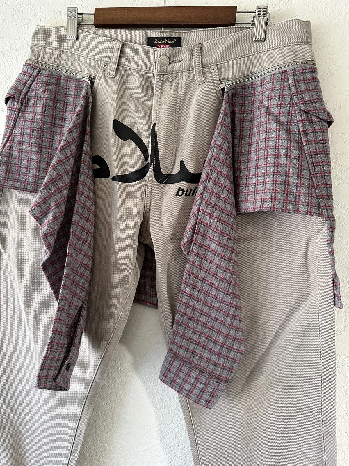 Jean lavé Supreme UNDERCOVER Couche Gris Taille 34 Neuf Prêt à Expédition