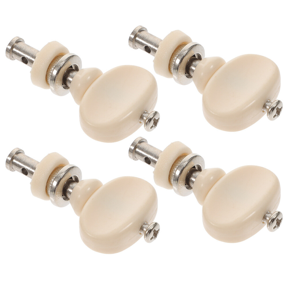 4 Pcs Ukulele Parts Uke String Tuners Accessories Machine