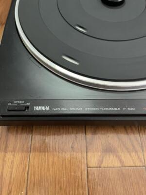 レコードプレーヤー YAMAHA P-530 当時モノ ヴィンテージ 廃盤希少 Yamaha P-530 record player black operation confirmed used Japan | eBay