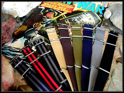 16mm 19mm NATO G10 ® Ballistic Nylon RAF Military watchband strap