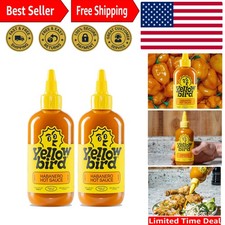 Fruity Habanero Hot Sauce - 9.8 oz Bottles Set of 2 , Gluten-Free Bold Flavor