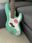 Squier Debut Series Precision Bass 4-String Electric Seafoam Green — photo 3