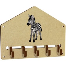 Image of 'Zebra Foal' Wall Mounted Key Hooks / Holder (WH00093102)