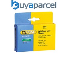 Tacwise 0346 140 Series 8mm Staples Galvanised - 2000 Pack - Type T50 G 140EL 0.0017 per staple