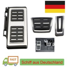 3pcs Sport Pedale Pedalkappen Fußstütze Für Audi A1 8X A3 S3 RS3 8V TT Automatik