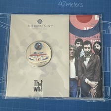 The Who 2021 UK £5 Brilliant Uncirculated Coloured Coin