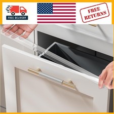 18" Clear Cabinet Door Protectors - 4 Pack Durable Edge Guard for Easy Install