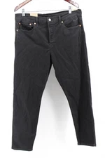 Levi's Wedgie Icon Fit Jeans Women’s 31 Black Button Fly Premium Sustainable