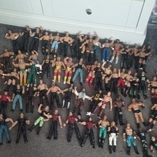 Large Mixed Job Lot Wrestling Action Figures Bundle - Assorted Figures