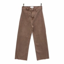 Pistola High Rise Wide Leg Jean Jeans Cashew Fray Hem Modern Boho Women  s Sz 25