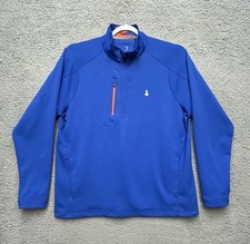 Zero Restriction Tour Series 1/2 Zip Golf Performance Jacket Men  s XL Blue