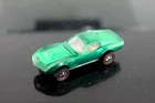 Custom Corvette USA  GREEN  very nice    Hot Wheels REDLINE