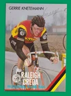 CYCLING cycling card GERRIE KNETEMANN team TI RALEIGH CREDA 1981