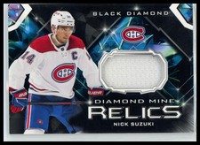Nick Suzuki - 2023-24 Black Diamond Mine Relics #DMR-NS Montreal Canadiens