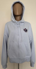 Victoria's Secret PINK Full Zip Hoodie Sweatshirt Blue M