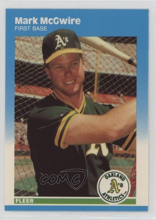 1987 Fleer Update Collector's Edition Glossy Mark McGwire #U-76 l5x