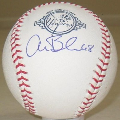 ANDREW BRACKMAN Signed Yankees 100th Anniversary Baseball JSA