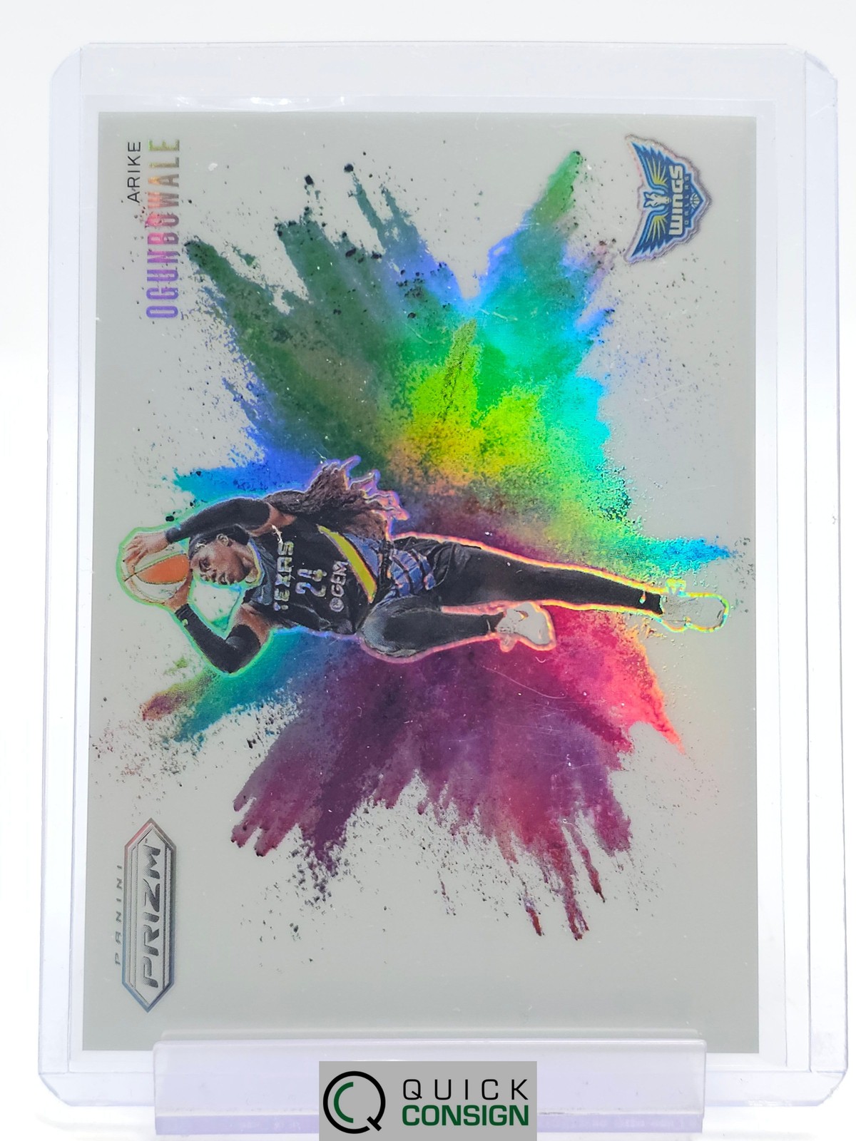 ARIKE OGUNBOWALE 2024-25 PANINI PRIZM COLOR BLAST WINGS WNBA BASKETBALL Q3722