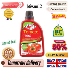 DOFF TOMATO FEED LIQUID 1L CONCENTRATE FOOD FOR TOMATOES WITH SEAWEED MAGNESIUM 7.38 per litre