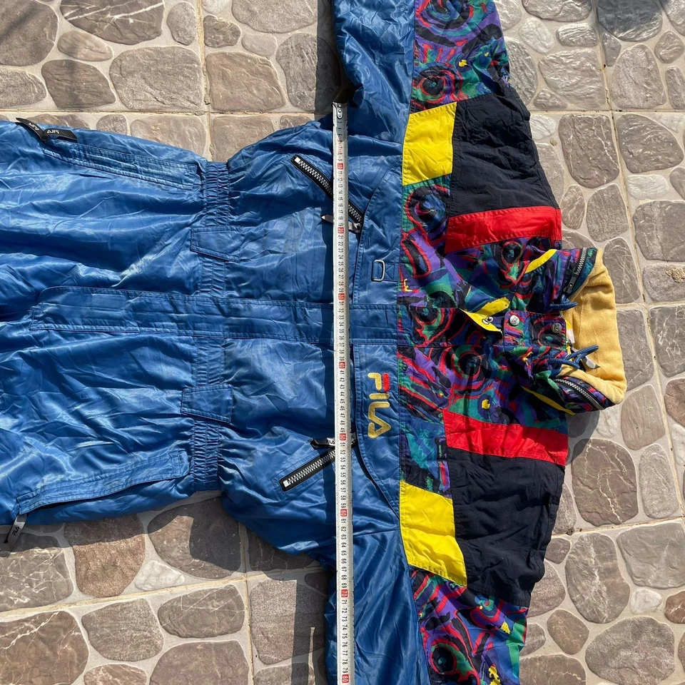 Traje de esquí vintage Fila Italia Team retro multicolor (talla EE. UU.: XL) Foto 3 de 4