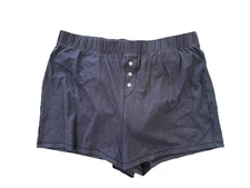 Thinx Women's M Ultra-Soft Period Panties Leakproof Sleep Shorts Black