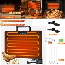 Winter Chicken Coop Heater: Adaptable Timer Temp Control Cozy Heat for Chicken