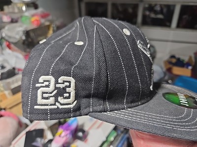 Air Jordan Jumpman White Sox #45 & Bulls #23 Pin Striped Snapback
