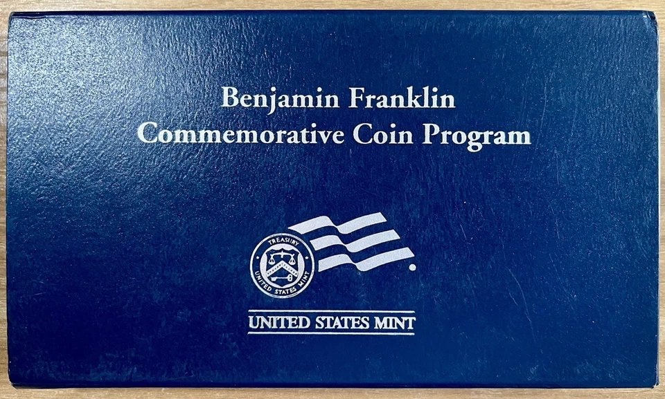 2006 US Mint Benjamin Franklin Founding Father Proof Silver $1 Coin! OGP COA - Image 3 of 3