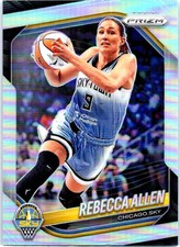 2025 Panini Prizm WNBA #67 Rebecca Allen Silver Prizms