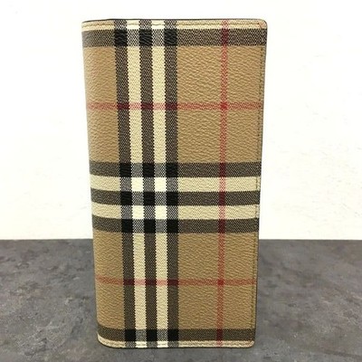 Burberry Long Wallet Nova Check Beige 565 Men Wallet Accessory