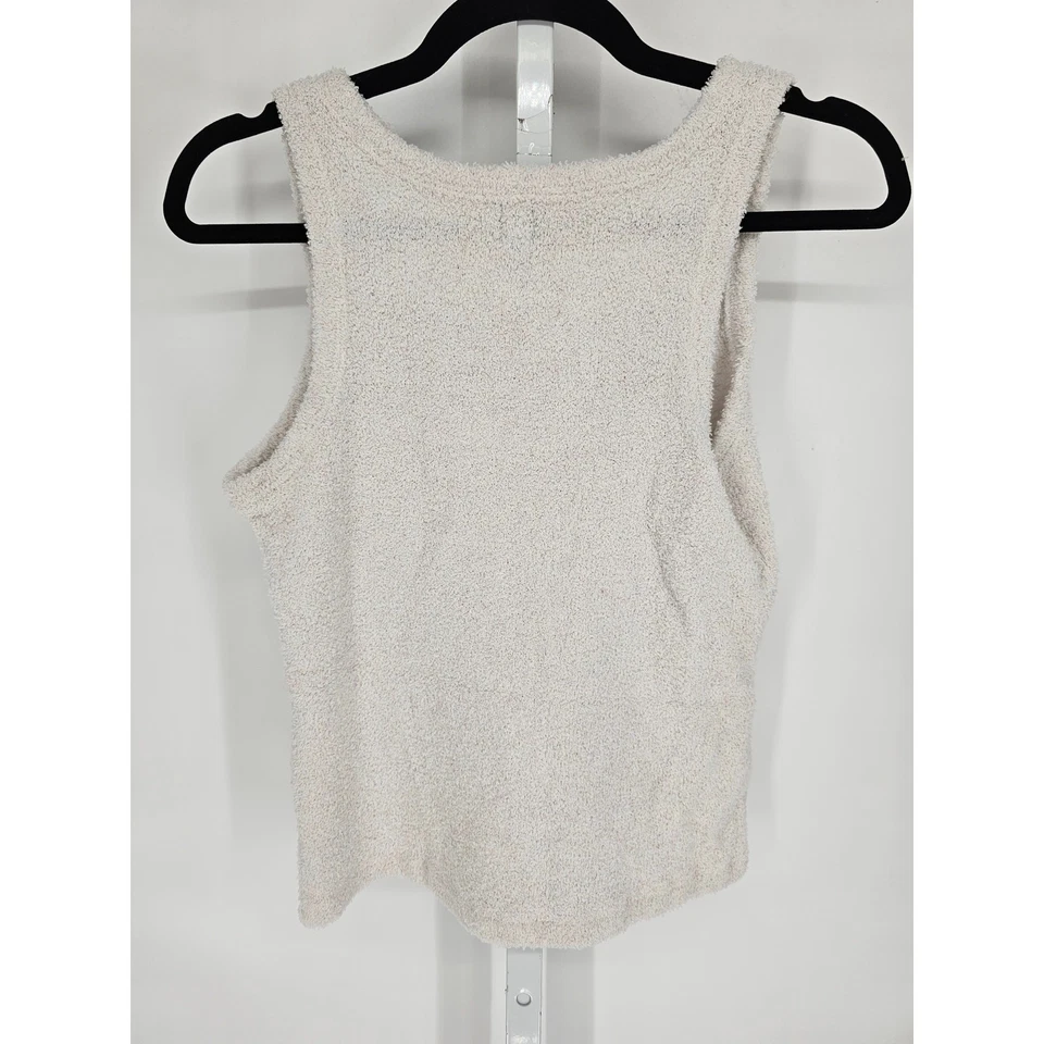 Camiseta sin mangas Gap para mujer talla XS peluda borrosa blanca vintage Y2K Foto 4 de 4