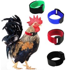 4 Pack No Crow Rooster Collar, Chicken Collar Anti-Hook Noise Free Neckband N...