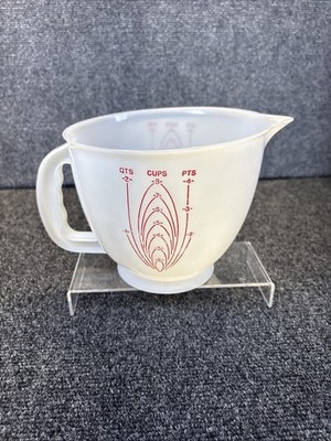 Vtg~Tupperware Mix N Store~2 Qts/8 Cups/4 Pts Measuring Bowl Pitcher