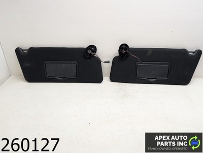 OEM 2019 Ford Explorer 3.5L  Driver Passenger Sun Visors Black w/ Illumination