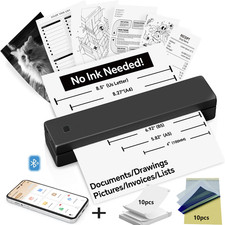 NEW Thermal Printer Bluetooth Portable for Tr...