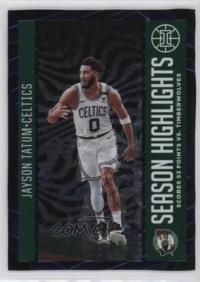 2020-21 Panini Illusions Season Highlights Sapphire 26/149 Jayson Tatum #13 0zg1