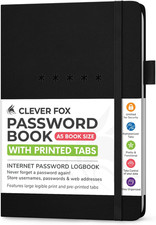 Password Book   Alphabetized Internet Address  Password Organizer   Computer 