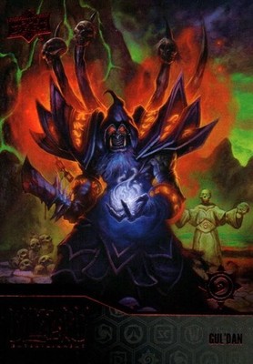 Hearthstone Gul'dan 2023 Blizzard Legacy Collection Upper Deck #117 Red