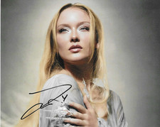 * ZARA LARSSON * signed 8x10 photo * MIDNIGHT SUN * VENUS * COA *